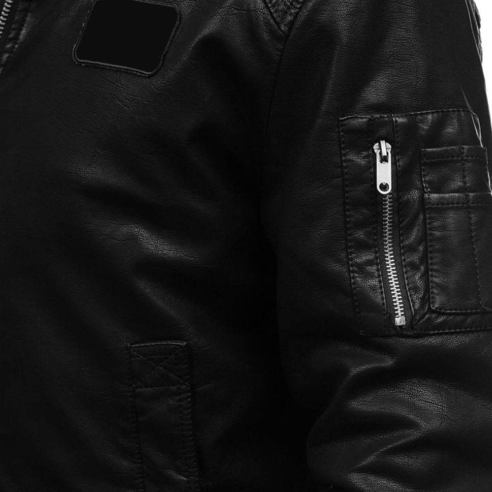 Good Quality Comfortable Men Leather Jackets Men Clothing Slim Fit Fashion Clothing Leather Jacket for Boys