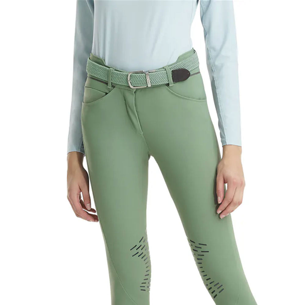 Breeches Material Women Equestrian Pants / Polyester Spandex Riding Women Breeches