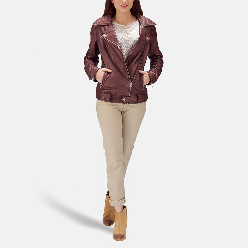 New Fashion Comfortable Women Leather Jacket for Streetwear 2026 Solid Color Casual Wear Ladies Leather Jacket