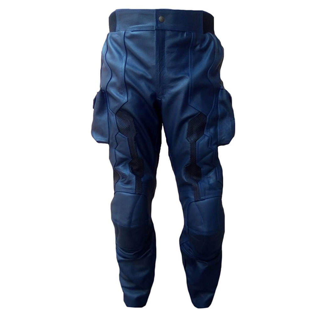 Best Quality Genuine Leather Men Wear Pants Solid Leather Pants