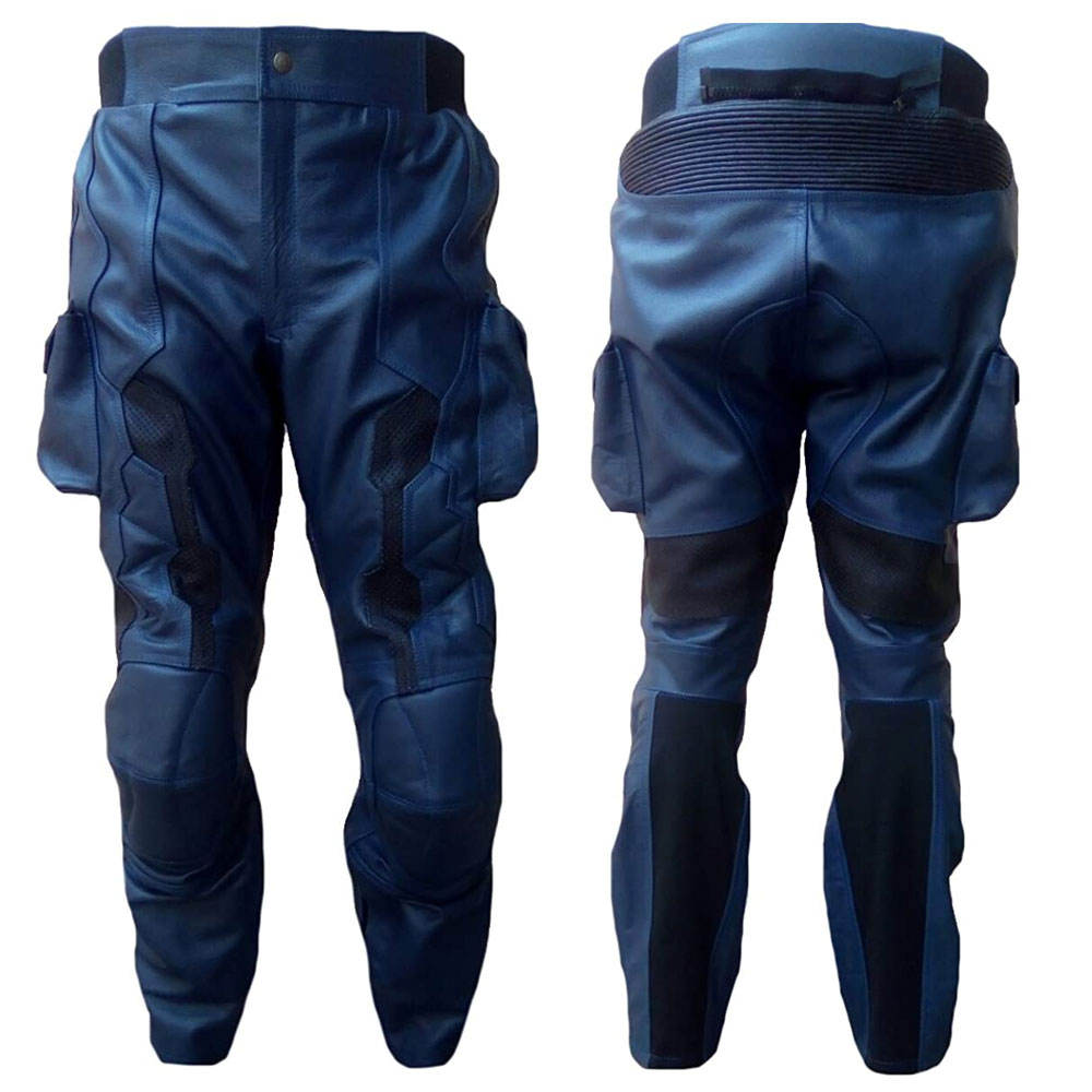 Best Quality Genuine Leather Men Wear Pants Solid Leather Pants
