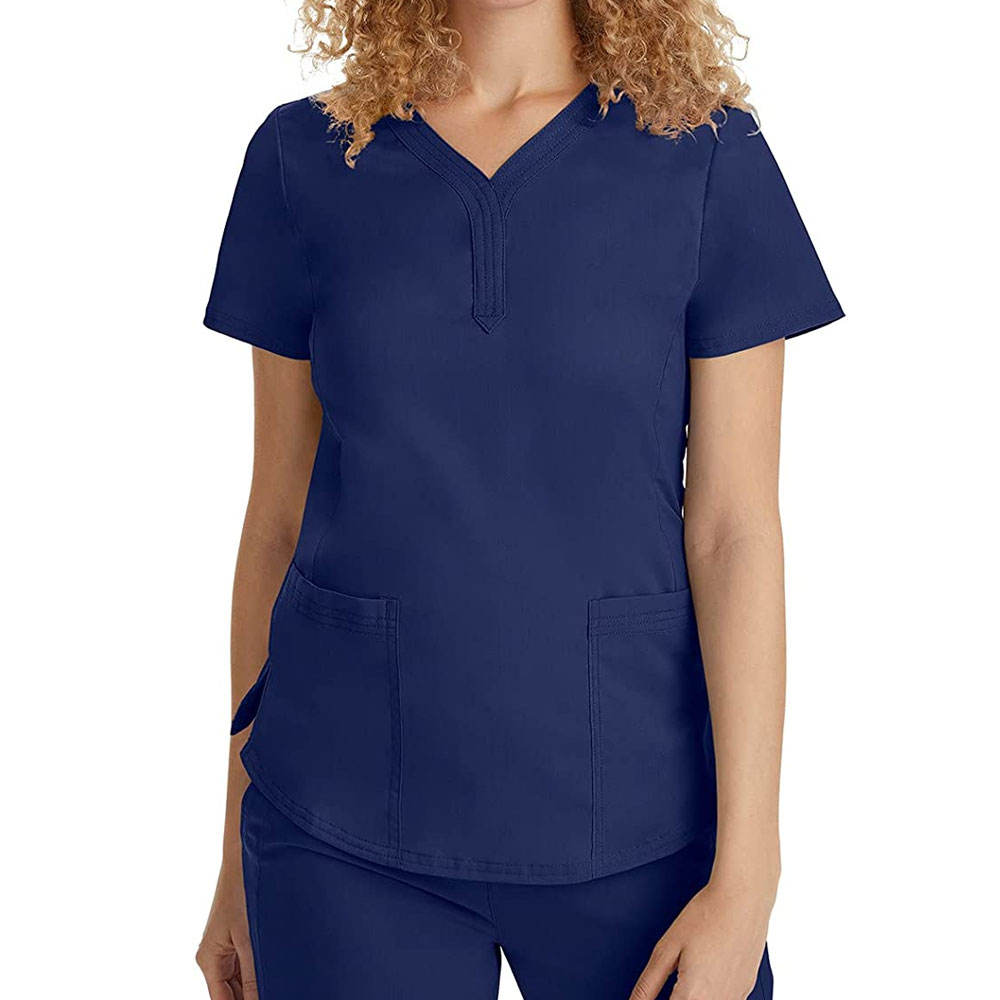 Hospital Women Scrubs Uniforms / Short and Long Sleeve Medical Wear Clothing Hospital Uniforms