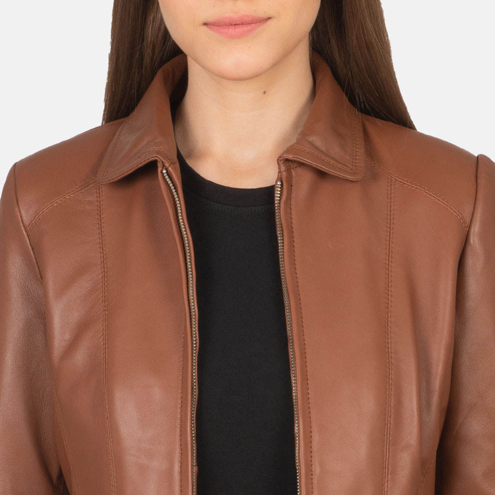 2026 New Custom Design High Quality Women Leather Jackets For Women Leather Jacket With Front Zip