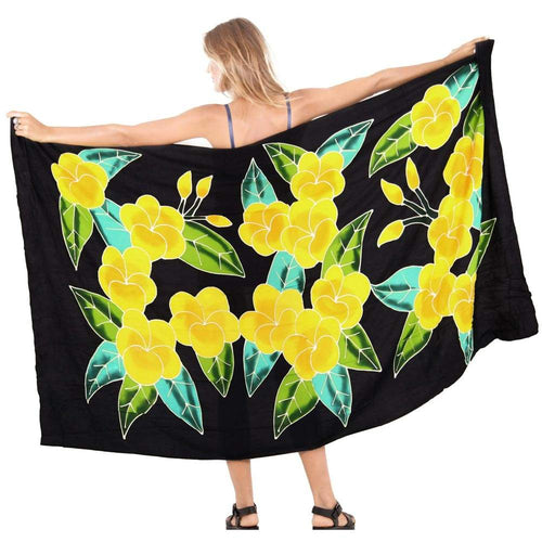 High Quality Printed Women's Sarong Beach Swimsuit Cover Solid Color Beach Sarongs