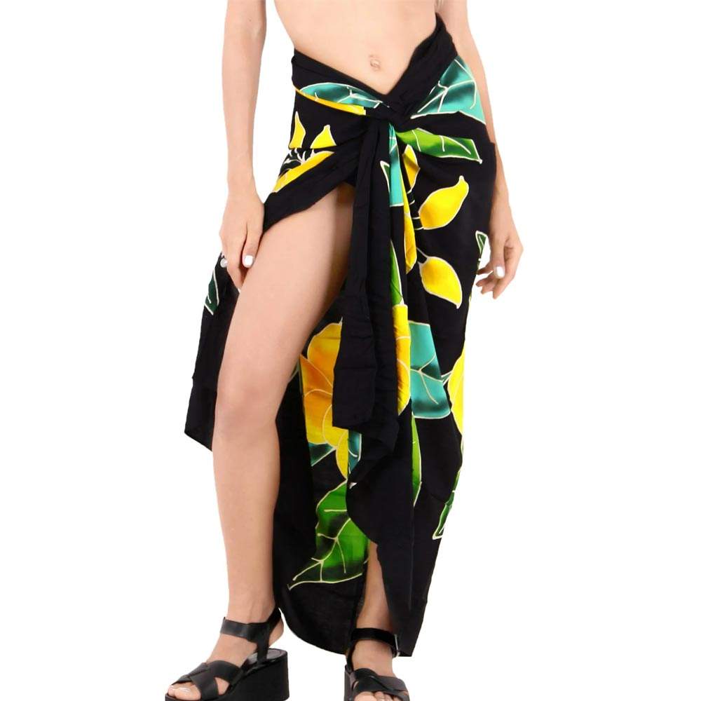 High Quality Printed Women's Sarong Beach Swimsuit Cover Solid Color Beach Sarongs