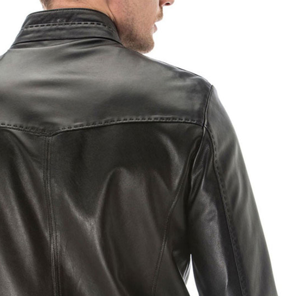 Fashion Made Men's Leather winter jacket 2026 New Arrival Good Quality Leather Jackets For Men