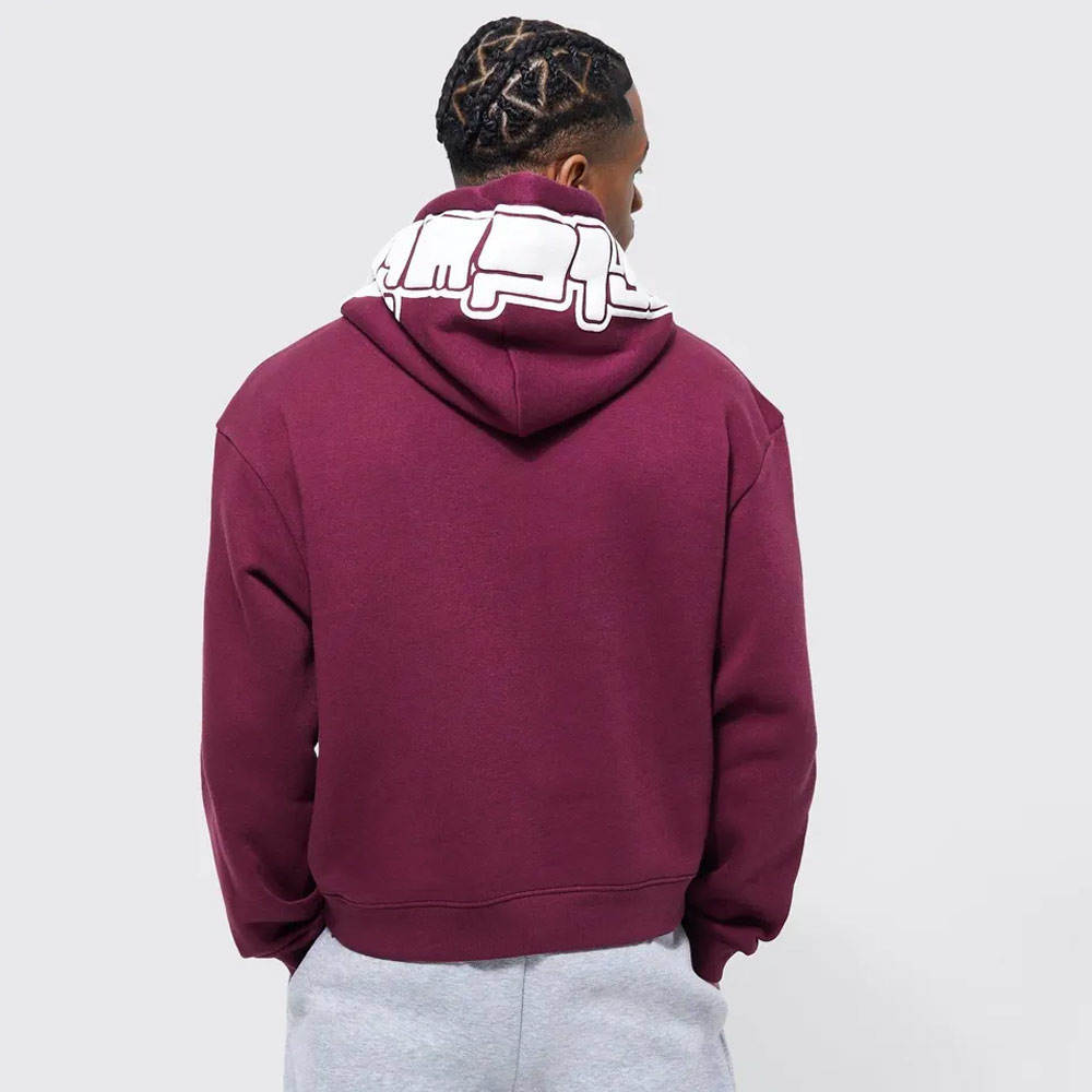 Men Puff Print Hoodie New Design