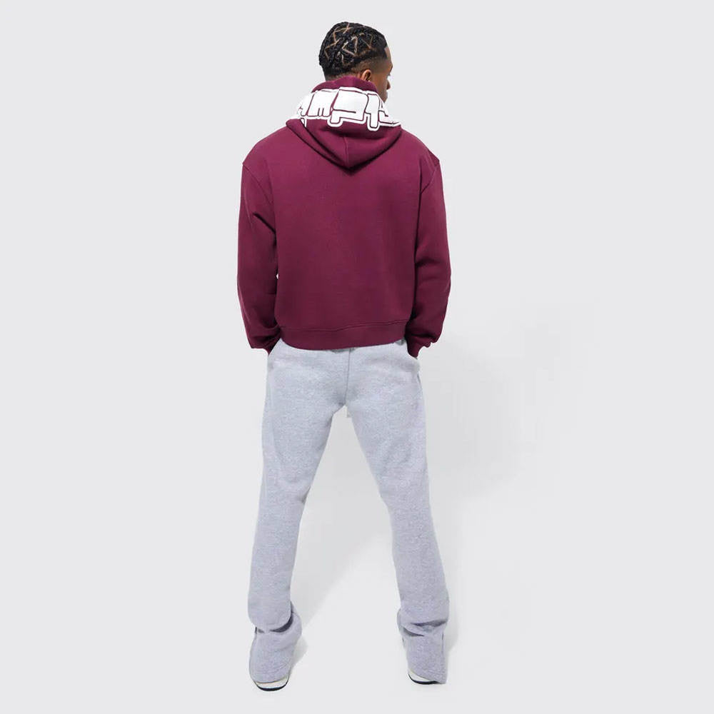 Men Puff Print Hoodie New Design