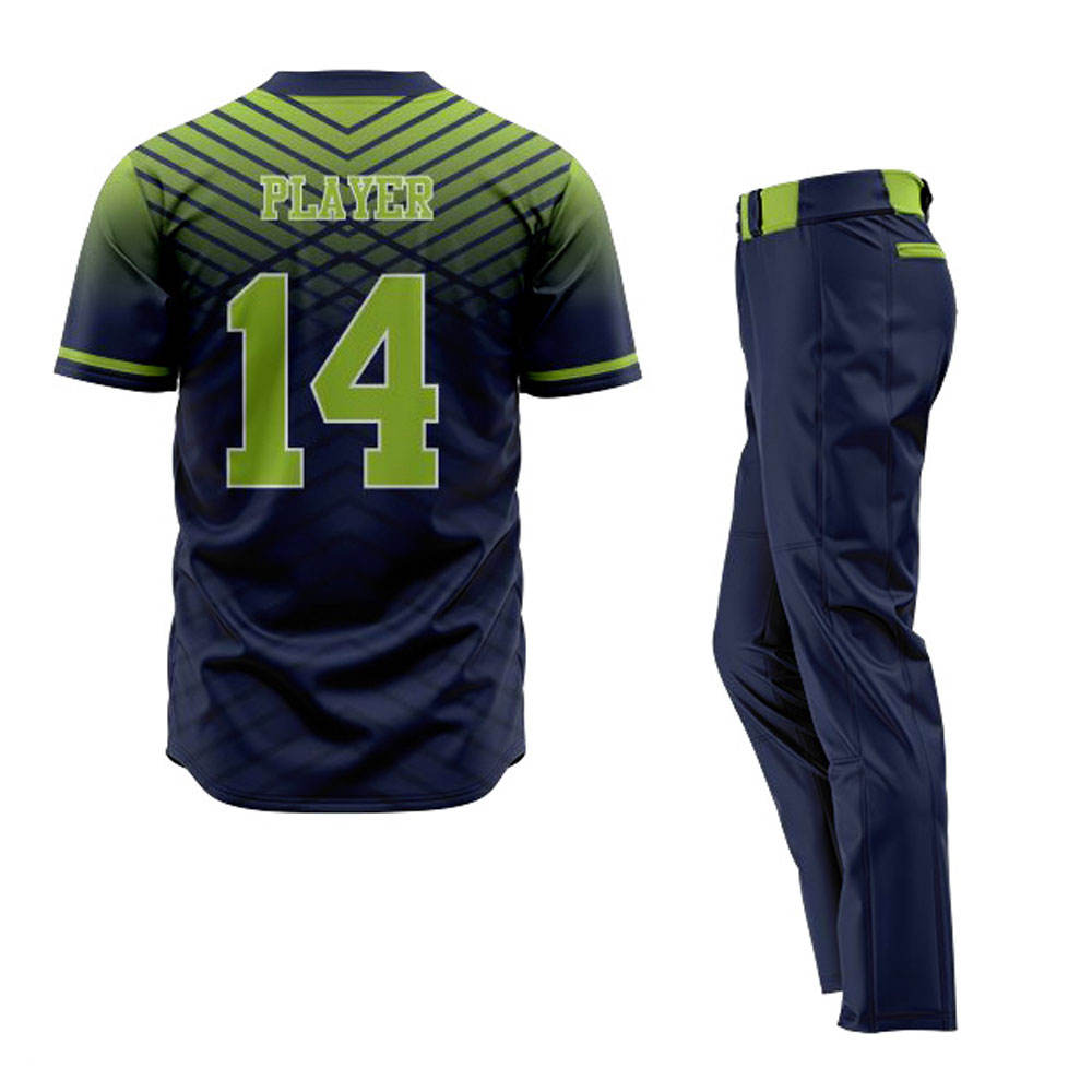 Baseball Uniform Set New Design Polyester Material Baseball Uniform With Breathable Fabric