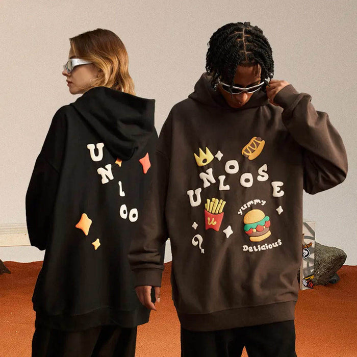 Men’s Puff Print Hoodie – Premium Casual Streetwear Pullover