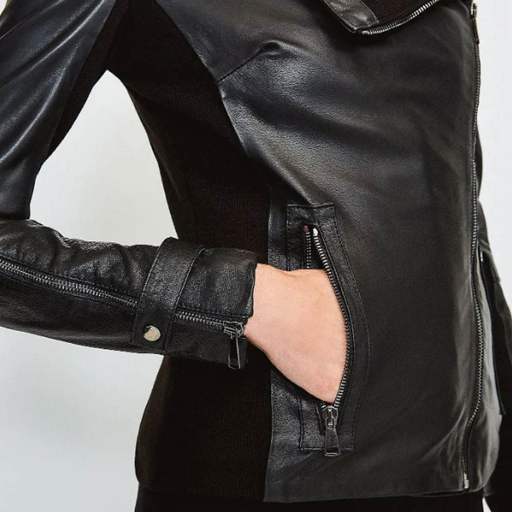 High Quality Leather Jacket Design Accepted Cow Hide Genuine Leather Jacket