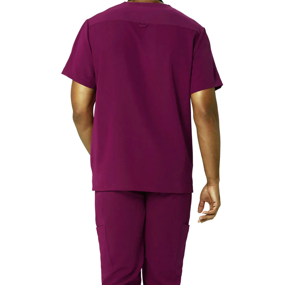 New Arrival Medical Scrub Set In Solid Color Service Medical Regular Fit Men Nursing Scrub