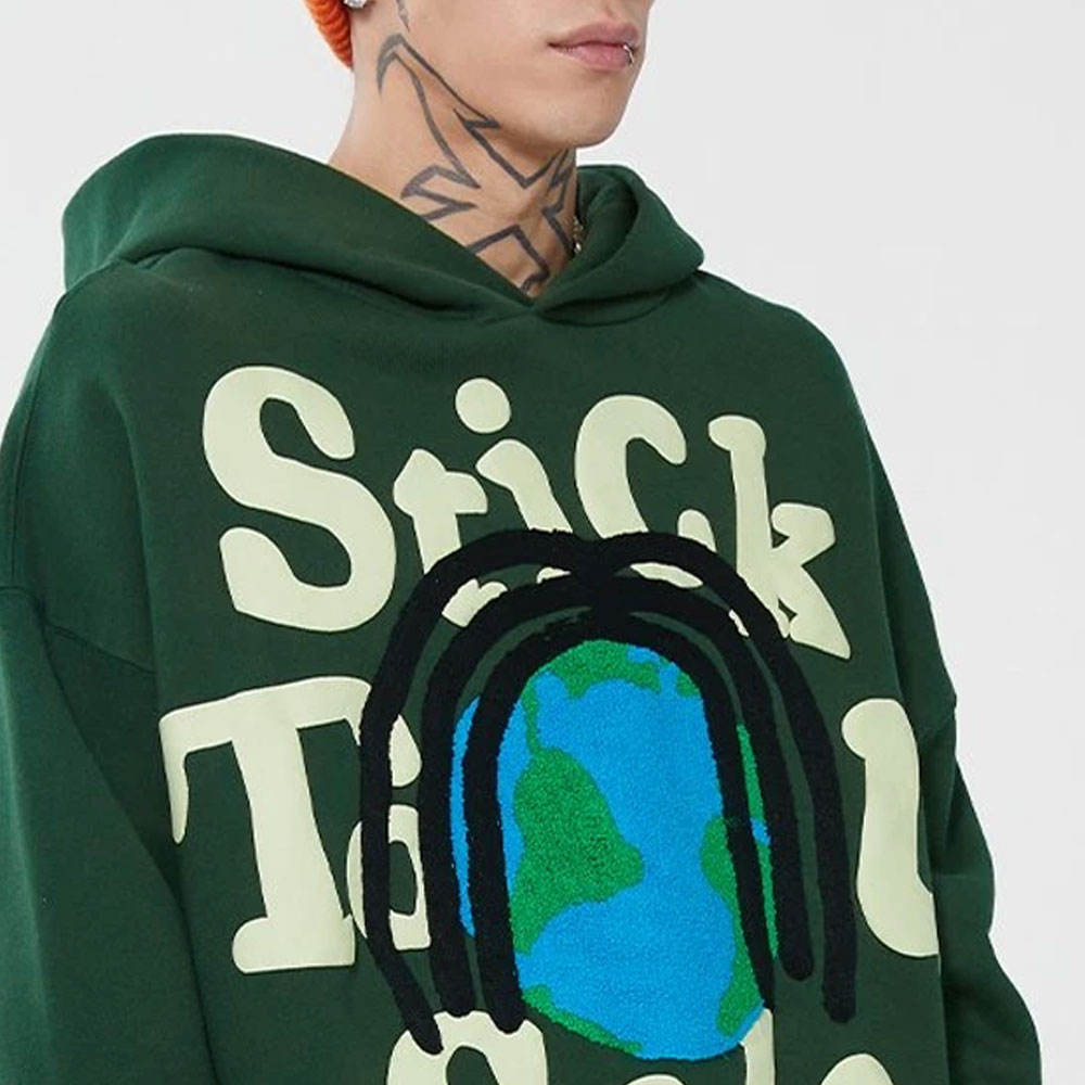 Men’s Premium Puff Print Hoodie