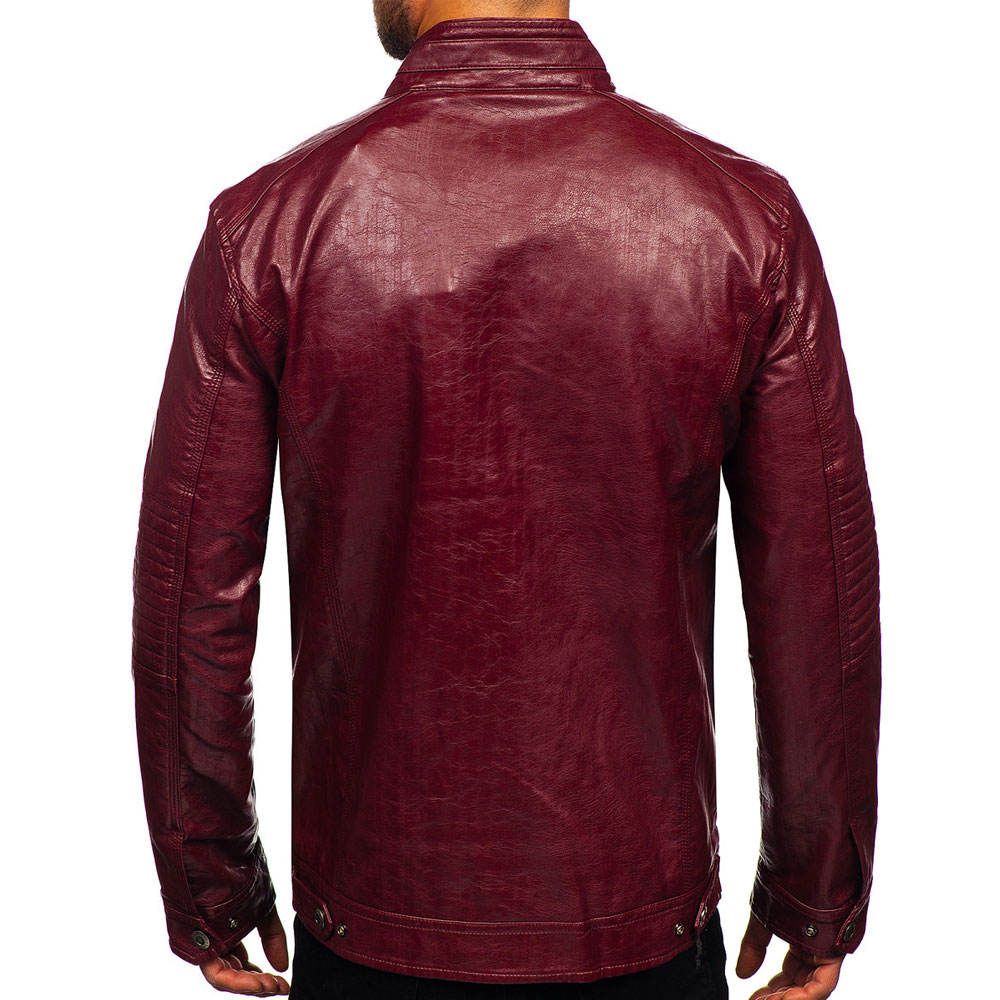 2026 New Fashion Genuine Leather Jacket for Men Autumn Winter Men's Casual Zipper Leather Jacket