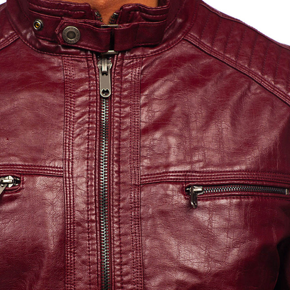 2026 New Fashion Genuine Leather Jacket for Men Autumn Winter Men's Casual Zipper Leather Jacket