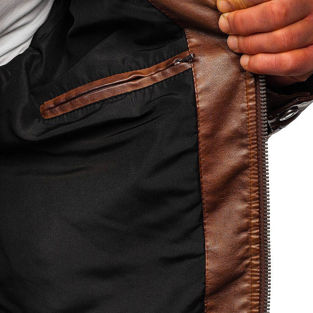 Casual Wear Genuine Fashion Leather Jacket for Men 2026 New Arrival High Quality Fashion Men Leather Jacket