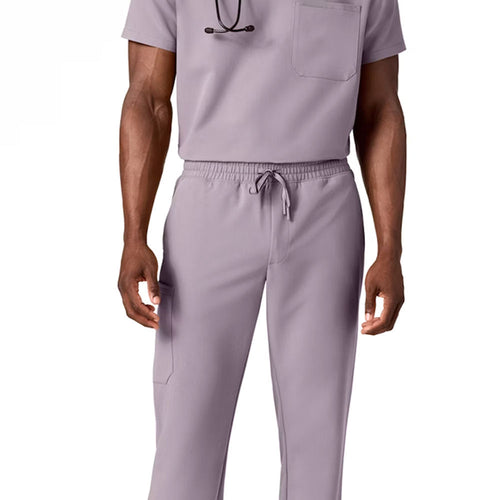 High Quality Men Short Sleeve Medical Doctor Nursing Scrub Set 2026 New Fashionable Soft Fabric Men Nursing Scrubs Suit