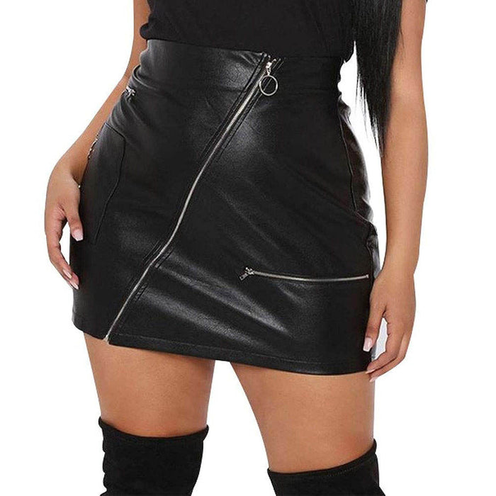 Leather Women Skirts / Hot Design Women Leather Skirts