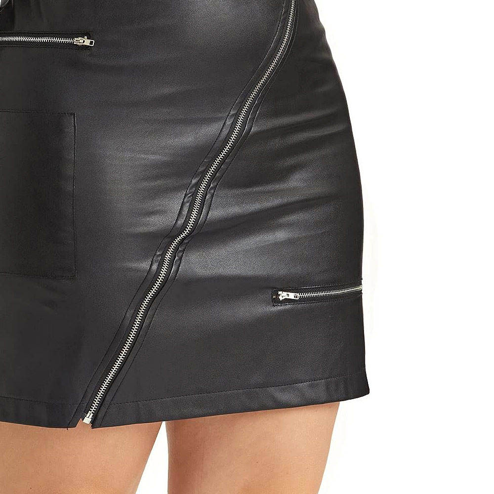Leather Women Skirts / Hot Design Women Leather Skirts