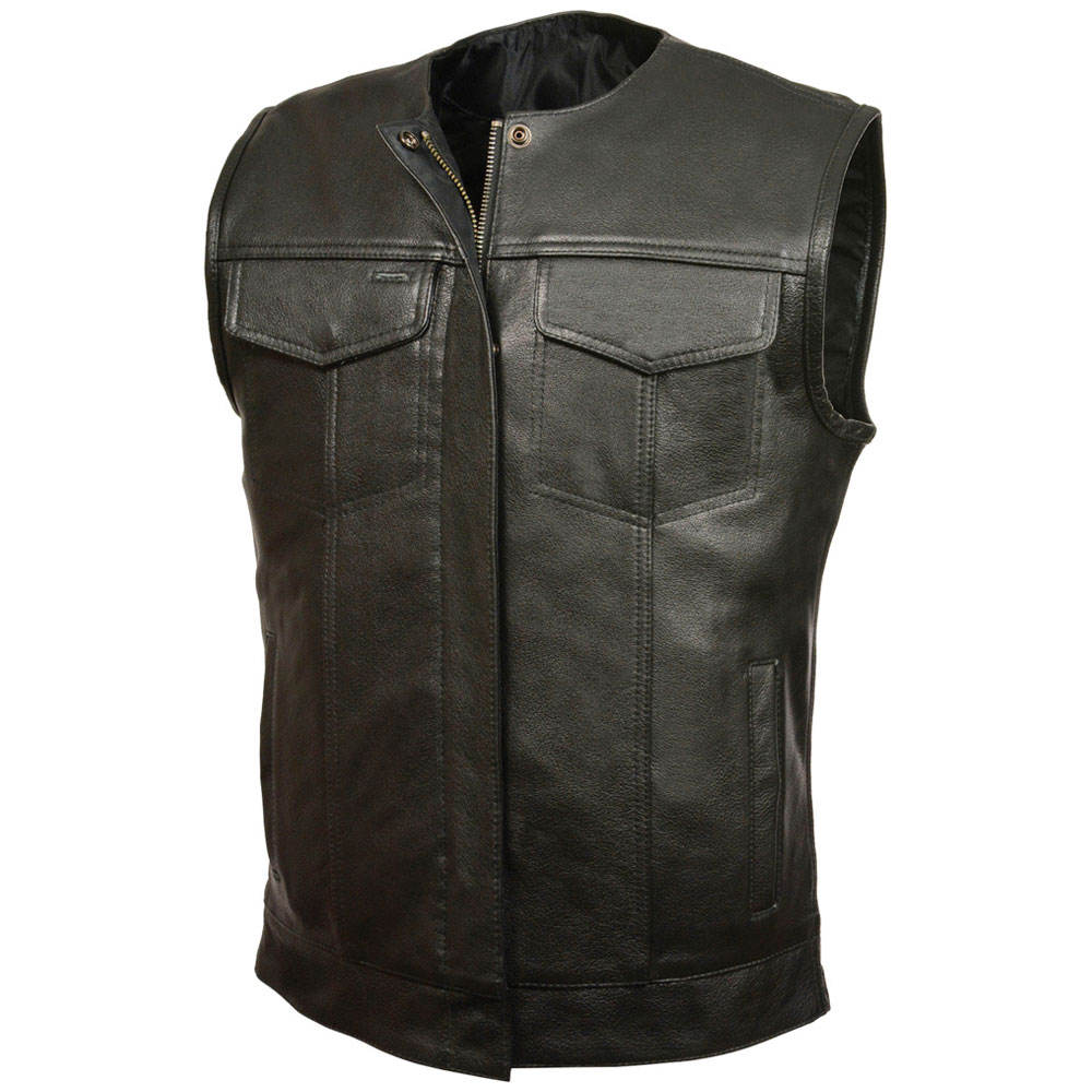 Premium Quality New Fashion New Design Breathable Leather Vest