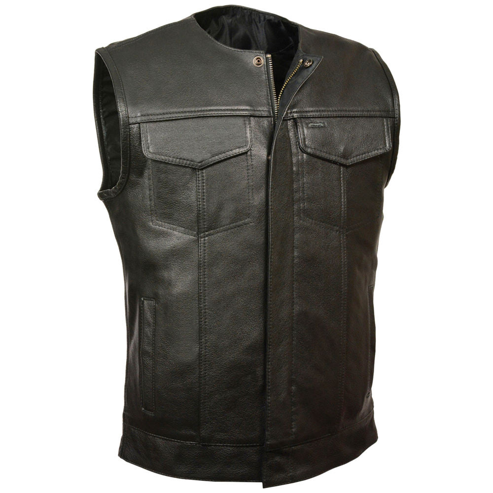 Premium Quality New Fashion New Design Breathable Leather Vest