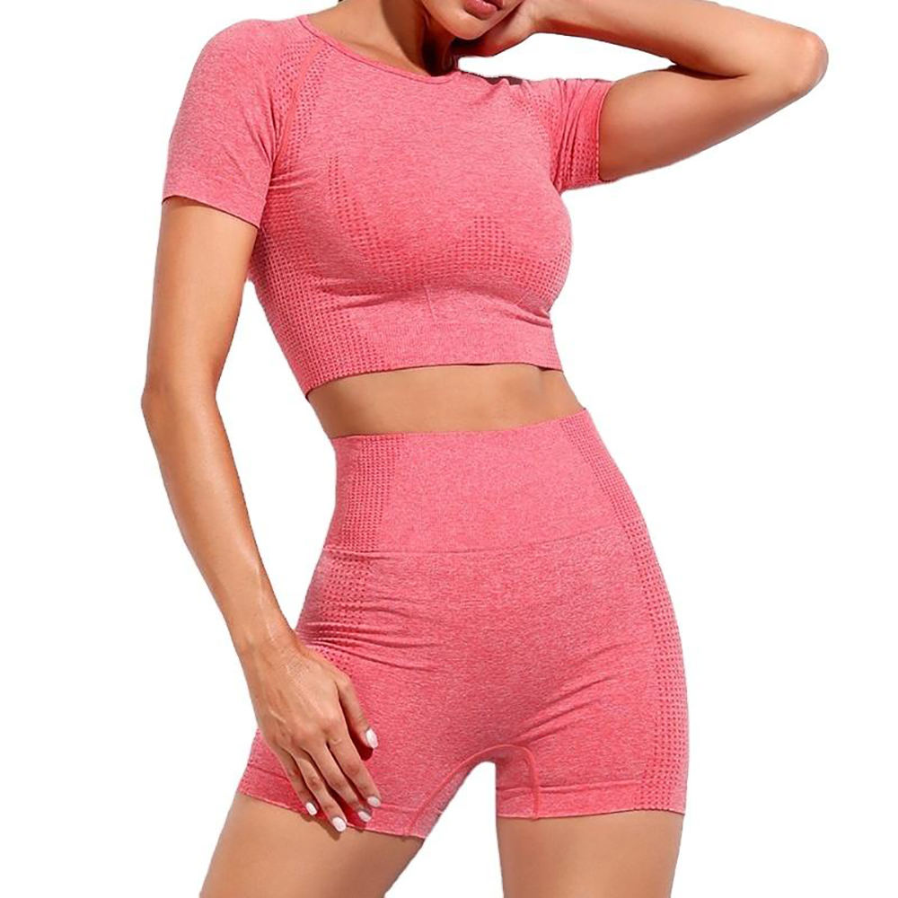Premium womens yoga set featuring ergonomic breathable fabric seamless construction durable stitching stylish training comfort