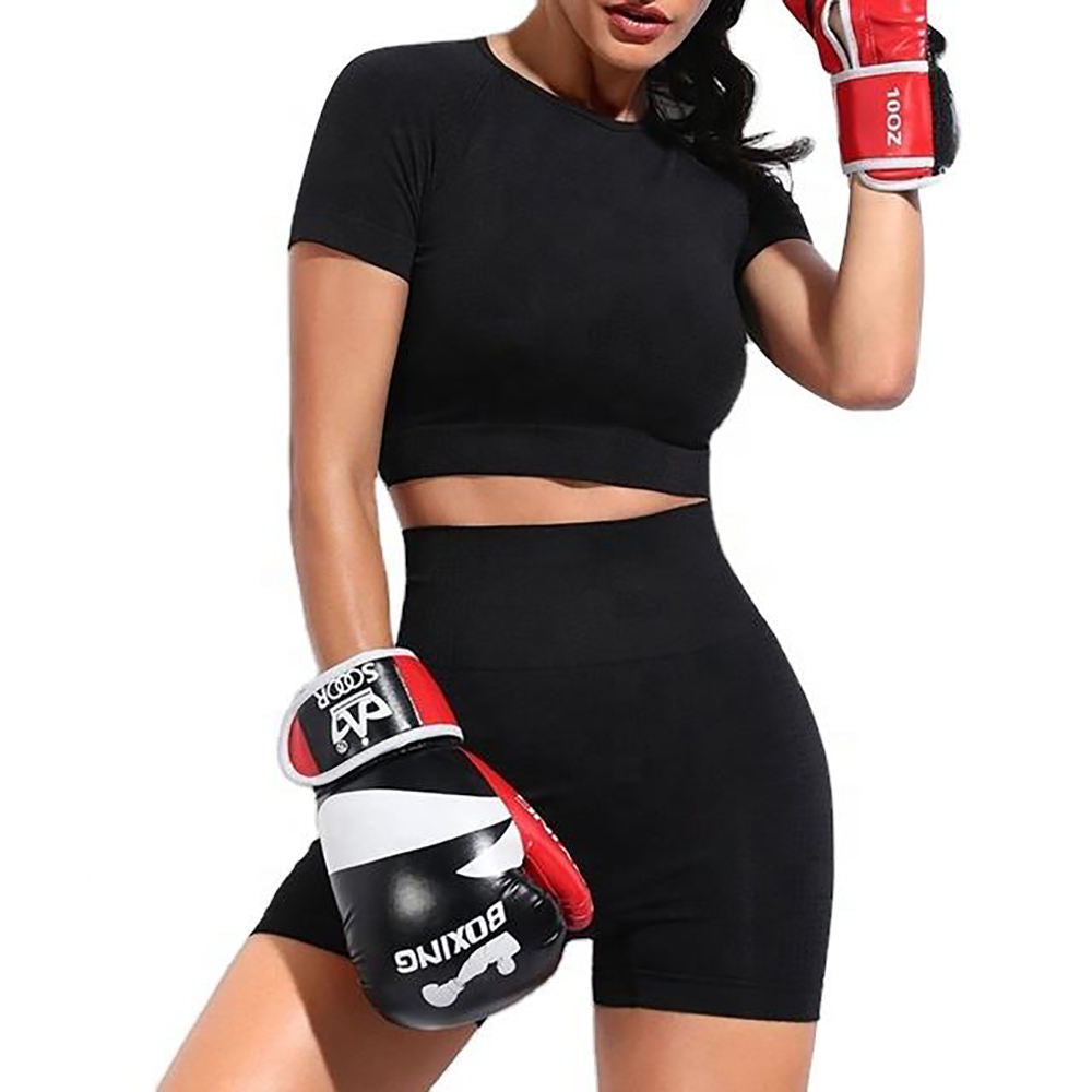 Premium womens yoga set featuring ergonomic breathable fabric seamless construction durable stitching stylish training comfort