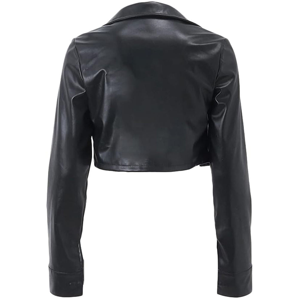 Professional Made Women Leather Jackets for Sale Latest Arrival Women Crop Top Leather Jacket