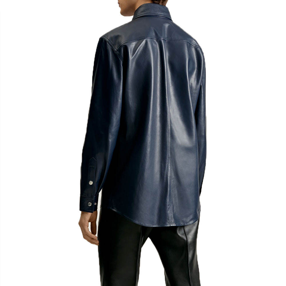 Premium Quality 100% Leather Men Shirts