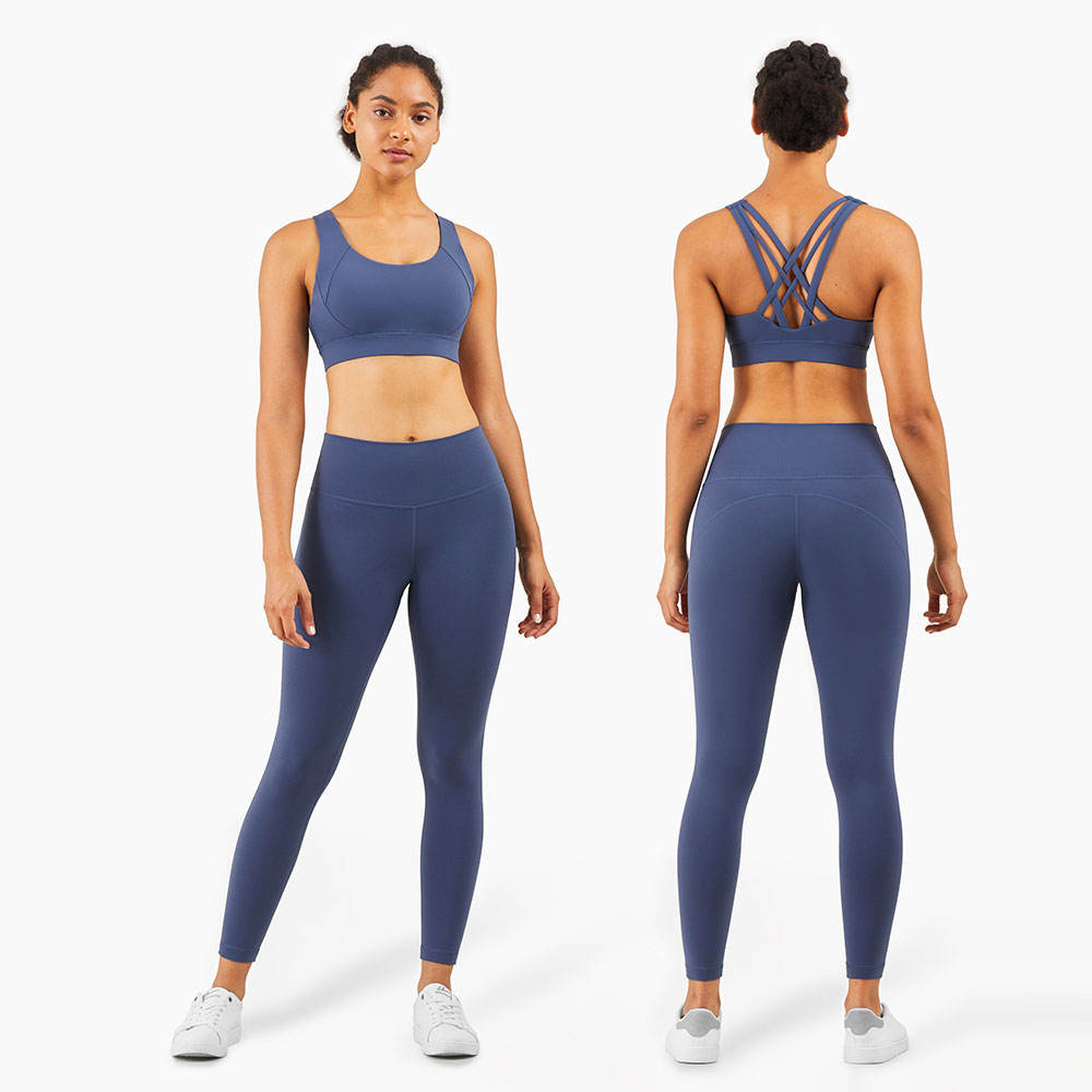 Workout Women Yoga Sets High Waist Women Yoga Set With Adjustable Sizes