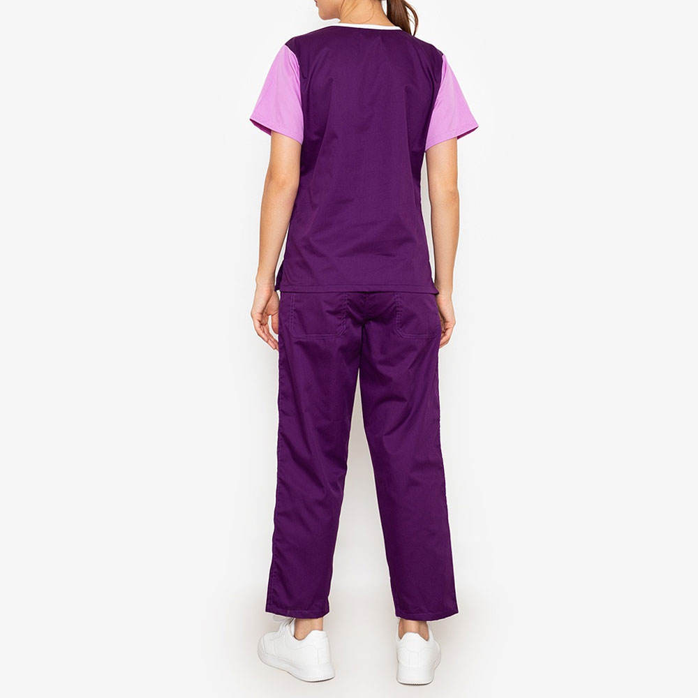 Hospital Wear Hot Selling Breathable Women Scrub Uniforms / Hospital Scrubs Sets Nurse Uniform