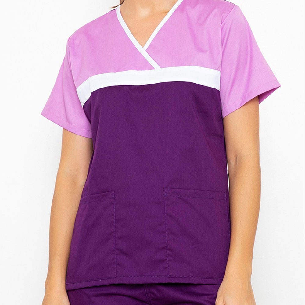 Hospital Wear Hot Selling Breathable Women Scrub Uniforms / Hospital Scrubs Sets Nurse Uniform